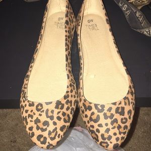 Cheetah print flats